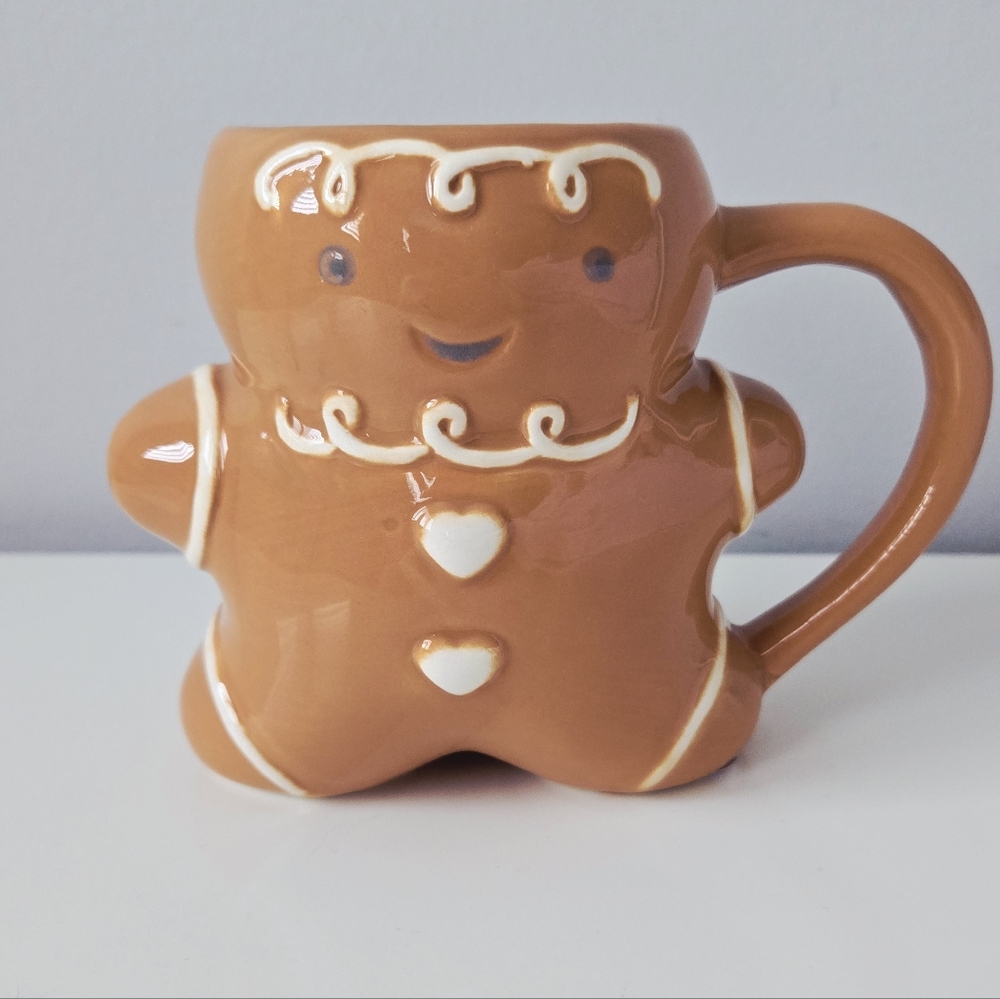 NEW Gingerbread Man Christmas Mug